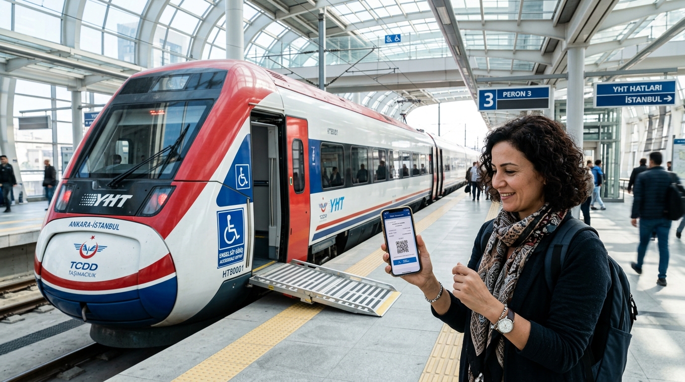 TCDD ve YHT Hızlı Tren Engelli Ücretsiz Seyahat Rehberi 2026